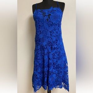 Zara Basic Royal Blue  Lace Cami Dress , Small, new without tags